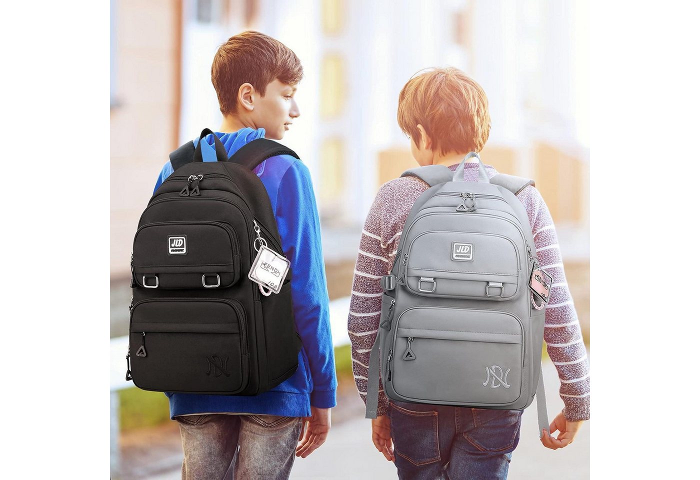 LuxusKollektion Schulrucksack Schulrucksack Mädchen Jungen Teenager Wasserdicht Nylon 30L