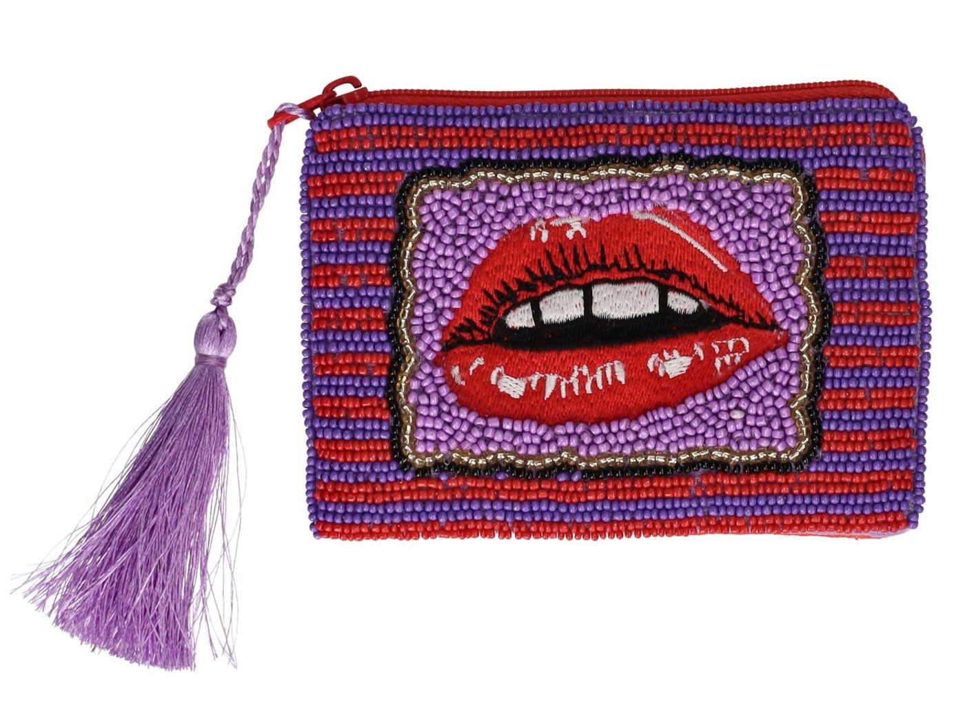 Giftcompany Kosmetiktasche Elodie Kosmetiktasche XS Lippen rot/lila 12cm Bild 3