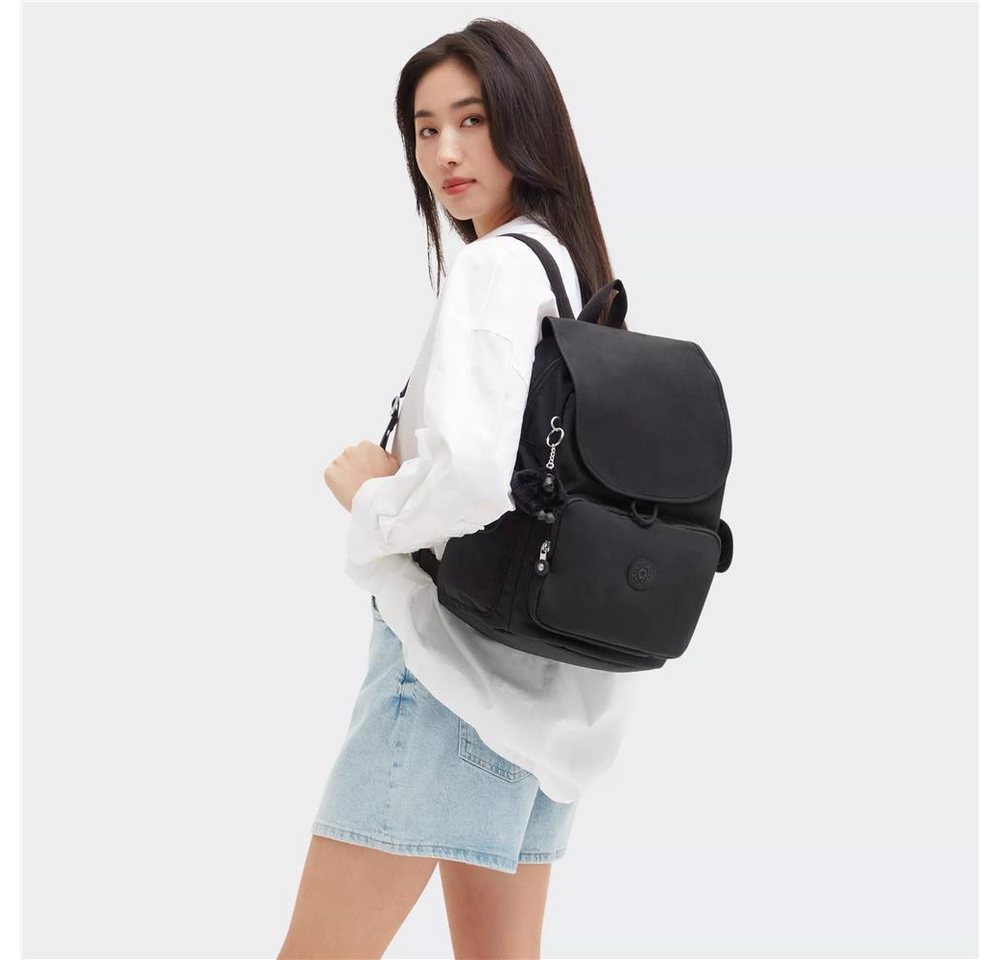 KIPLING Cityrucksack CITY PACK M, Mittelgroßer Rucksack, Black Noir (schwarz), 16L, Damenrucksack Bild 3