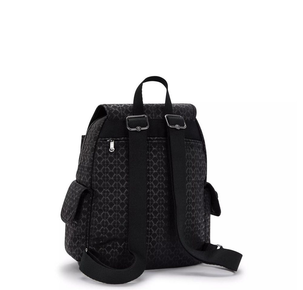 KIPLING Cityrucksack CITY PACK S, kleiner Rucksack, Signature Emb (schwarz), Damenrucksack Bild 2