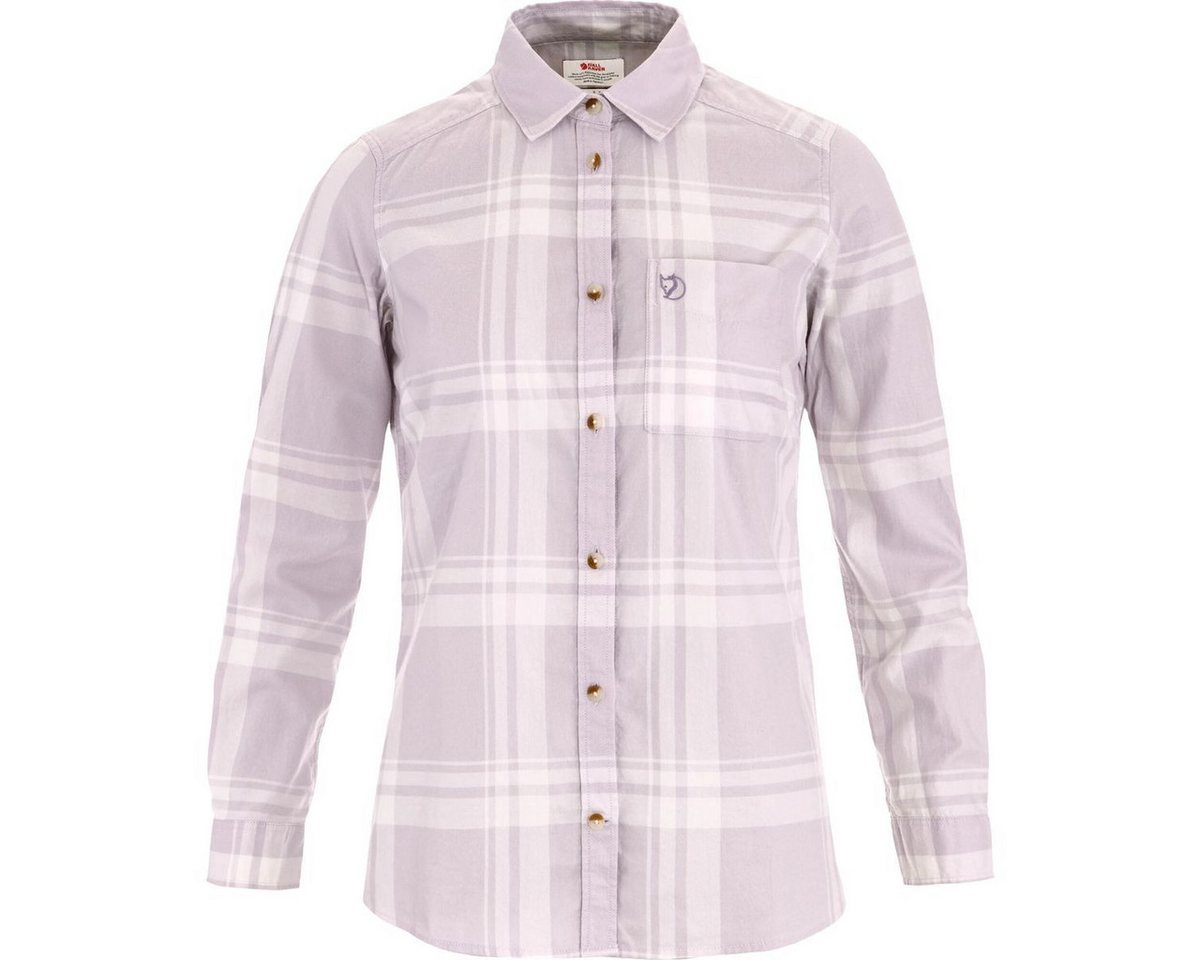 Fjällräven Outdoorbluse övik Lite Flannel Shirt W Leichtes und stilvolles Damen-Flanellhemd aus Bio-Baumwolle, ideal