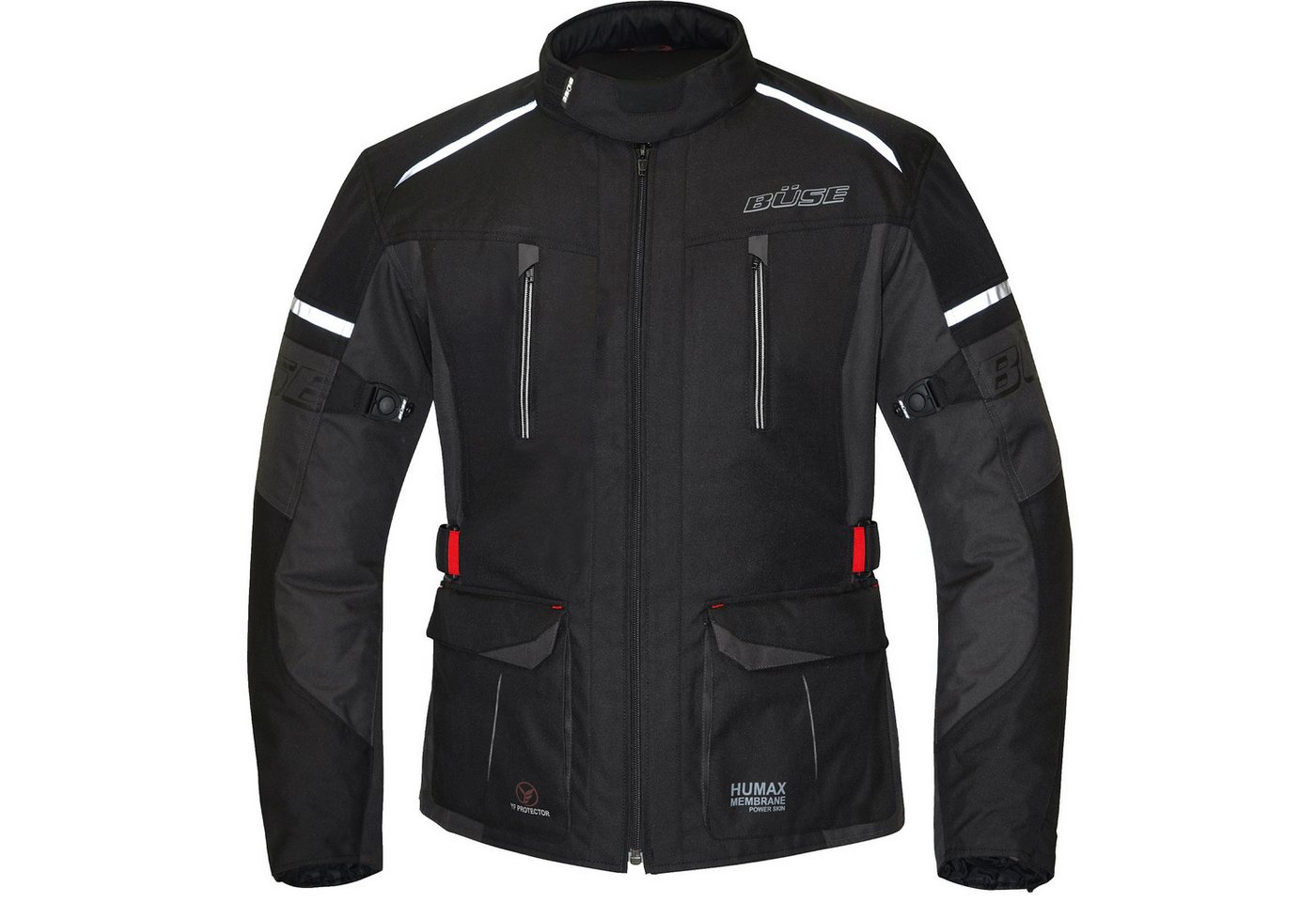 Büse Motorradjacke Büse Rider Textiljacke Schwarz motorradjacke herren