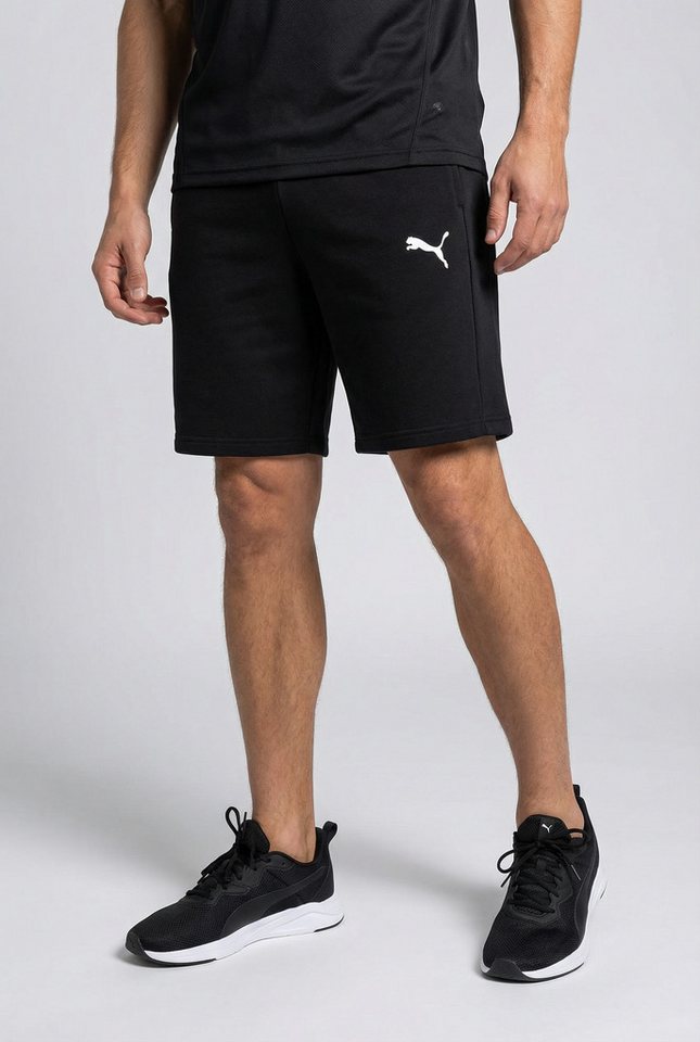 PUMA Shorts teamGOAL Casuals Shorts schwarz-blau-silber Bild 2