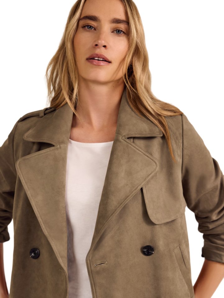 STREET ONE Outdoorjacke braun,Outdoor,Polyester,Unifarben,Reverskragen,Lang,Regular Fit Bild 5