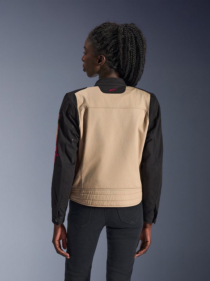Alpinestars Motorradjacke Stella Grace Damen Motorrad Textiljacke Airbag vorbereitet,Ellenbogenprotektoren enthalten,Schulterprotek Bild 3
