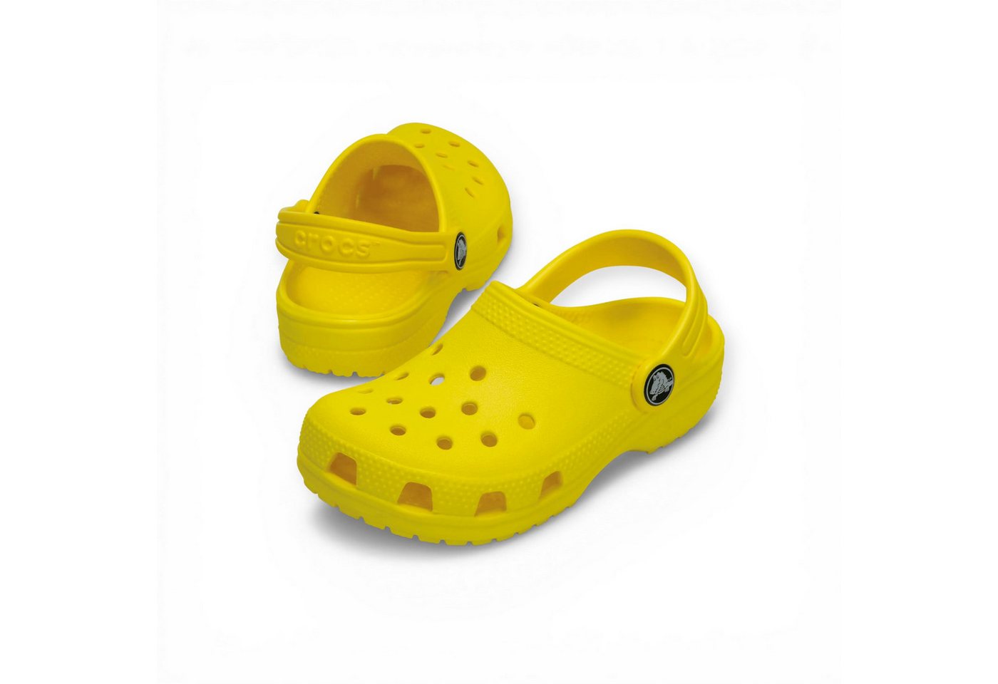 Crocs Sandale Classic Clog K zitronengelb Kinder Badeschuh Bild 2