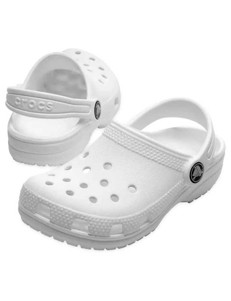 Crocs Sandale Classic Clog K weiss Kinder Badeschuh Bild 3