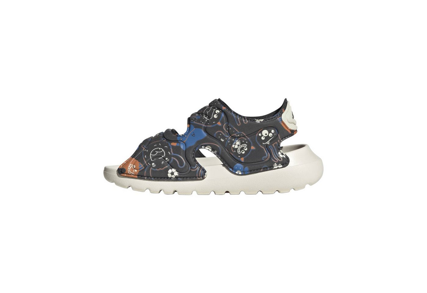 adidas Performance Sandale Altaswim 3 (Klettverschluss) dunkelgrau/bunt Kinder Badeschuh Bild 3