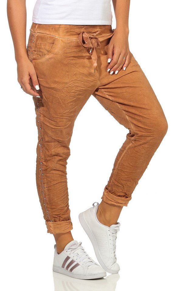 CLEO STYLE Jogger Pants Damen Jogginghose 560 Rost