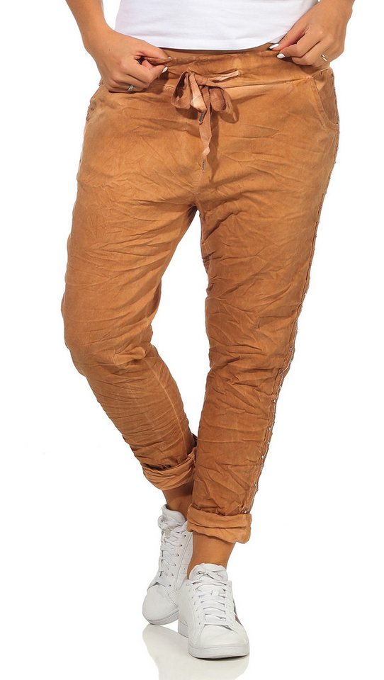 CLEO STYLE Jogger Pants Damen Jogginghose 560 Rost Bild 3