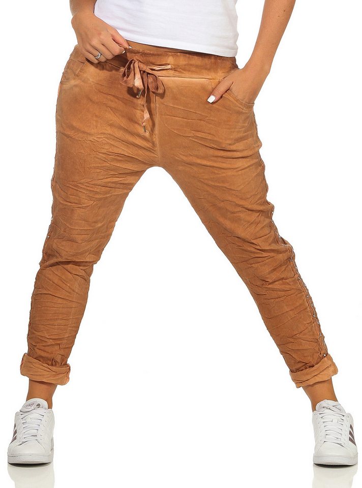 CLEO STYLE Jogger Pants Damen Jogginghose 560 Rost Bild 4