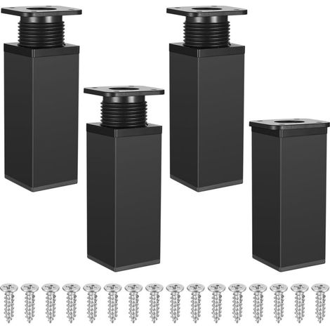 Verstellbare Metall-möbelfüße, 10 Cm, 4er-set, Hohe Tragkraft Für Schränke Und Tische, Modernes Design
