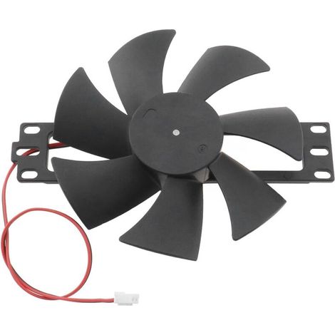18-v-induktionslüfter Für Die Küche, Gesamtlänge 14,4 Cm, Flügeldurchmesser 11 Cm, Lochdurchmesser 2,3 Cm, Kabellänge 30 Cm, Universeller, Geräuscharmer Lüfter, Schwarz