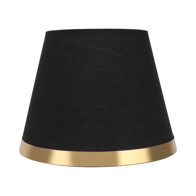 Lampenschirm Aus Stoff Im Europäischen Stil, Moderner Lampenschirm Für E27-tischlampen, Zubehör Für Stehlampen (px125), Schwarz
