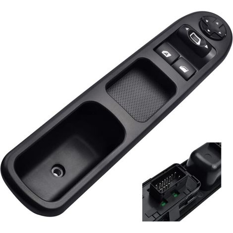 6554.qc Fensterheberschalter 207 Vorne Links Fahrerseite Elektrischer Fensterheber Hauptschalter, Fensterheber-steuerschalter Passend Für Peugeot 207 (6554qc)