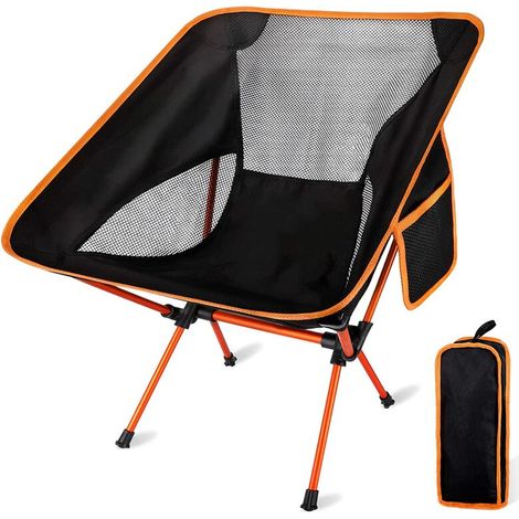 Campingstuhl, Kompakter, Ultraleichter Klappstuhl Für Den Strand, Tragbarer Klappstuhl, Ultraleichter, Tragbarer Klappstuhl Mit Tragetasche Für Camping, Picknicks Und Angeln