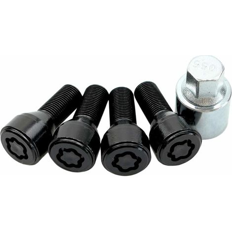 Radsicherung – 14 X 1,25 Mm – Kompatibel Mit Bmw 1er, 2er, 3er, 4er, 5er, 6er Und 7er Reihe