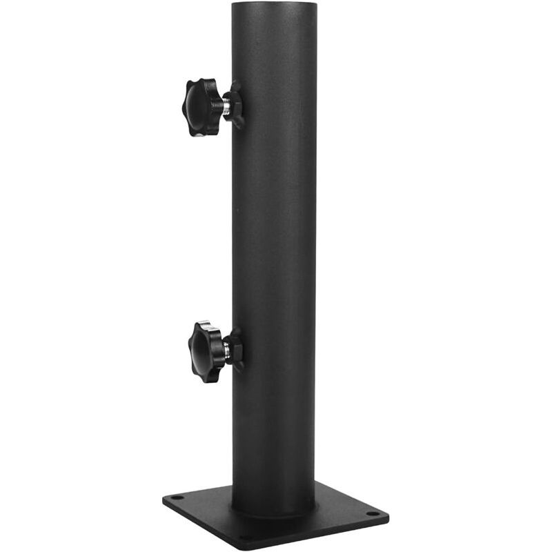 Verstärkter Stahl-sonnenschirmständer – Verstellbar Für Stangen Mit Einem Durchmesser Von 20 Bis 38 Mm – Stabiler Halt Für Terrassen Und Balkone – Maximale Belastung: 22,7 Kg