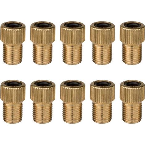 10 Ventiladapter – Presta- Und Schrader-ventiladapter Für Fahrräder – Mit Dichtungsring