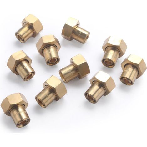 12 Mm Durchmesser Steckverschraubung – Innengewinde Drehbar 15x21, 10er-packung