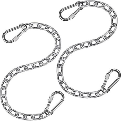 Edelstahlkette, Stuhlkette Mit Karabinerhaken, Geeignet Für Stühle, Sandsäcke, Schaukeln