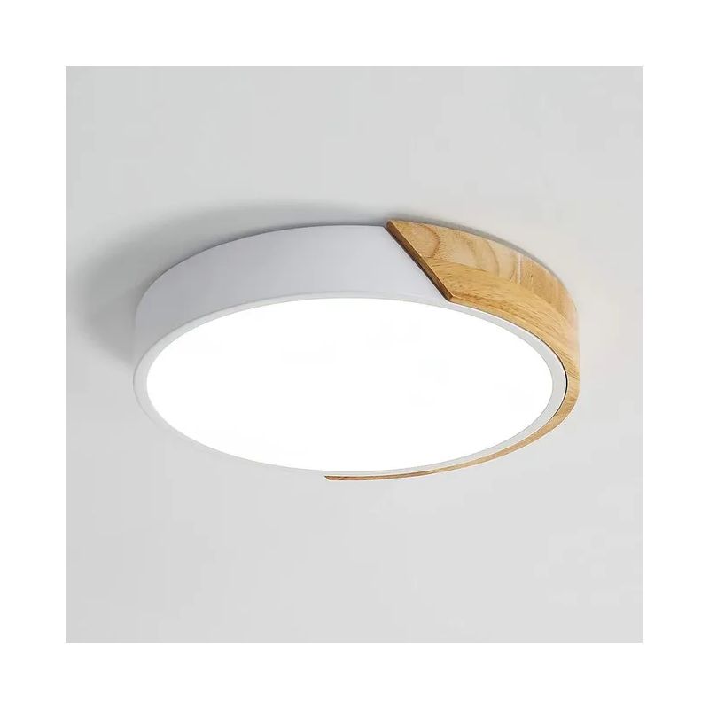 Runde Led-deckenleuchte 24w, Innenbeleuchtung, 6000k Kaltweiß, Ø30cm, Geeignet Für Schlafzimmer, Küche, Wohnzimmer