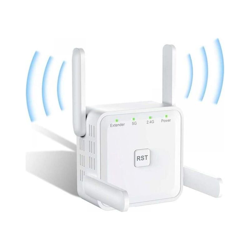 Leistungsstarker 1200-mbit/s-wlan-repeater, Dualband-reichweitenverlängerer (5 Ghz Und 2,4 Ghz), Kompatibel Mit Access Points/routern/bridges