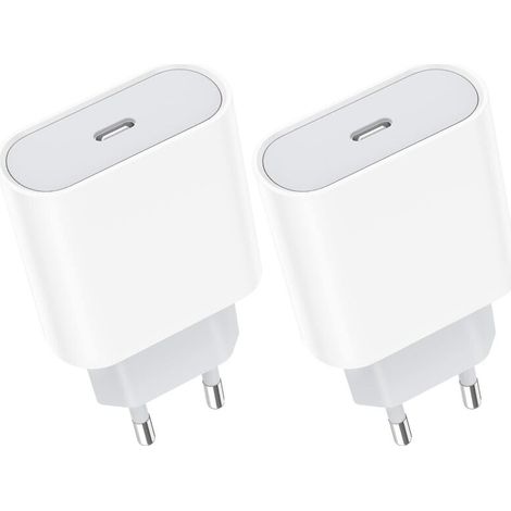 20-w-2er-pack Usb-c-schnellladegerät, Usb-c-netzteil (typ-c-stecker)