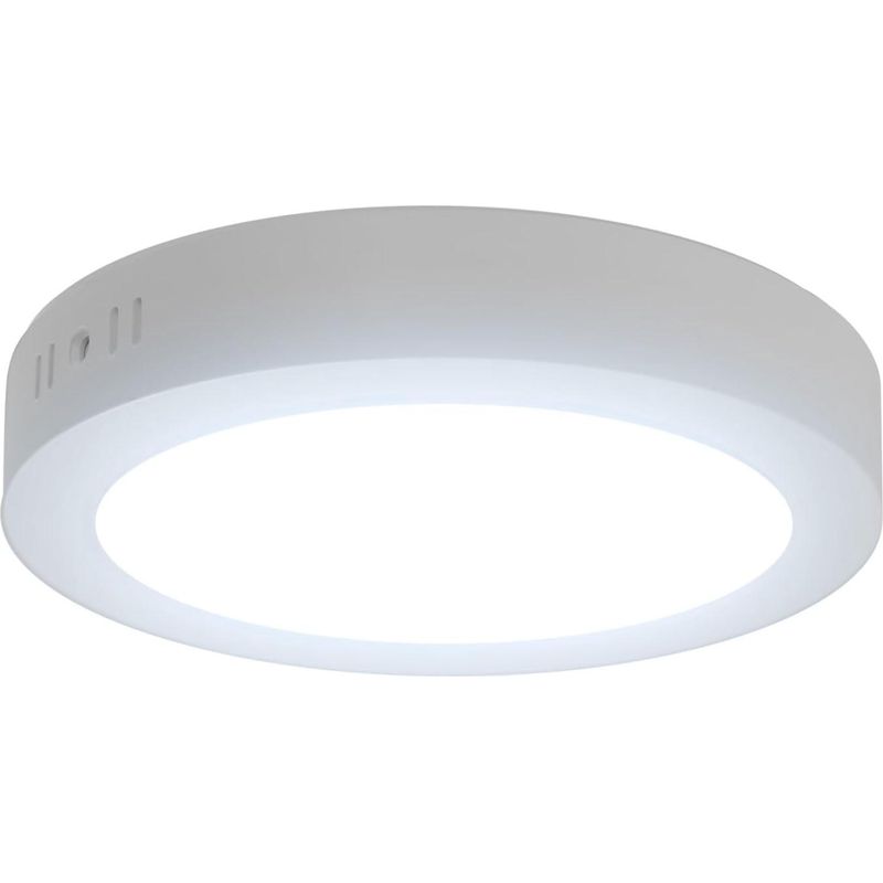Led-deckenleuchte, 18 W (entspricht 175 W), 2100 Lm, Hohe Helligkeit, Kaltweiß (6500 K), Geeignet Für Badezimmer Und Wohnzimmer, Ø 17,4 Cm