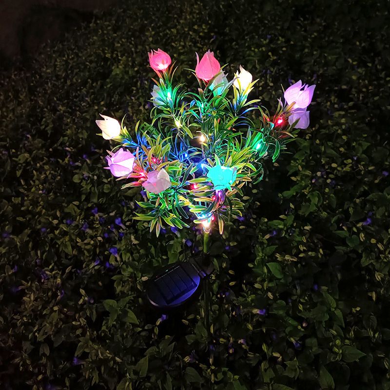 Solar-gartenleuchten Für Den Außenbereich, 2-teiliges Solar-gartenblumen-lichterset, Ip65 Wasserdichte Led-solarleuchten, Dekoration Für Wege, Rasenflächen, Terrassen, Zäune, Partys, Hochzeiten, Weihn