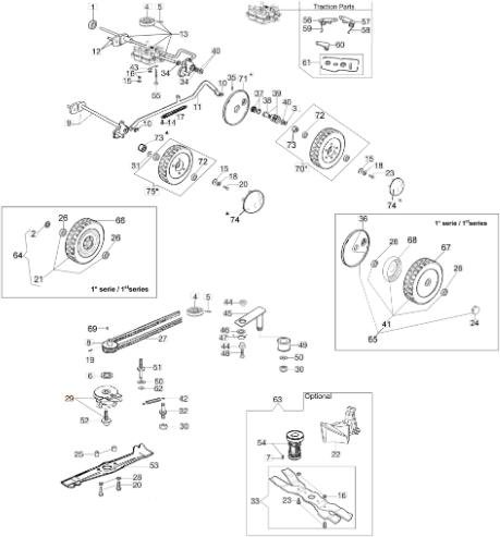 Original Klingenbremse Emak 8203439r