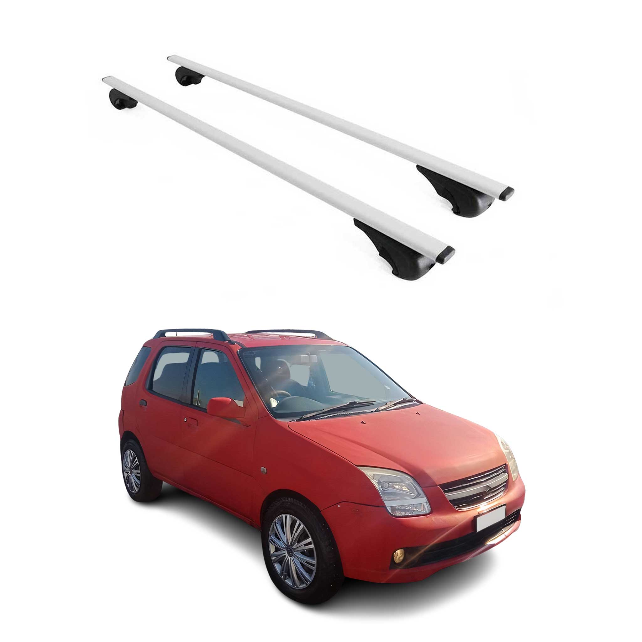 Omac Dachträger Querträger Für Chevrolet Cruze 2001-2004 – Abschließbar – Max. 75 Kg – 2 Stangen Stahl Silber