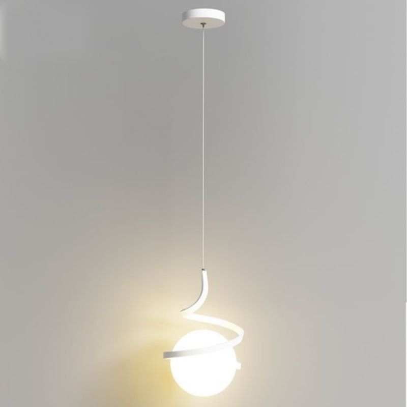 Moderne Nachttisch-pendelleuchte, Längenverstellbar, Kreative Pendelleuchte Für Bar, Küche Und Wohnzimmer (warmes Licht)
