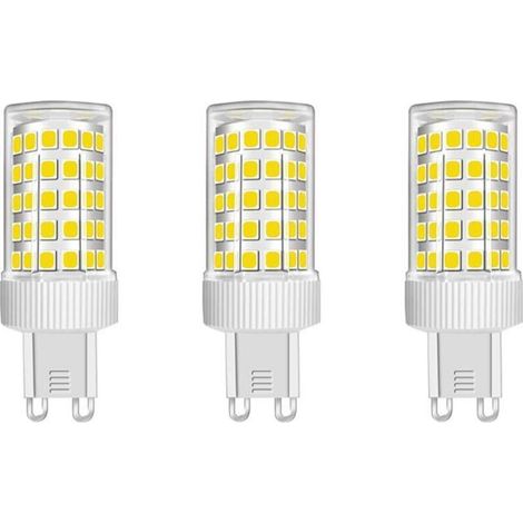 3er-pack G9 10w Led-lampen, Entspricht 150w Halogen, 86 Leds, 1000lm, 360° Abstrahlwinkel, Ultrahell, Ac220-240v, Nicht Dimmbar, Kaltweiß 6000k [energieklasse B]