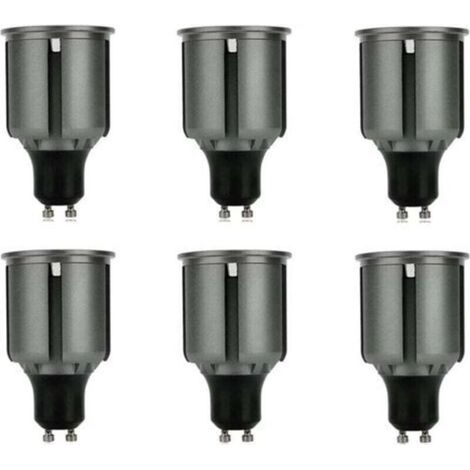 6er-pack Gu10 Led-lampen Mit Langem Hals 80 Mm, 9 W, Energiesparend, Entspricht 80 W Halogenlampen, 720 Lm, 120° Abstrahlwinkel (warmweiß) [energieklasse A]