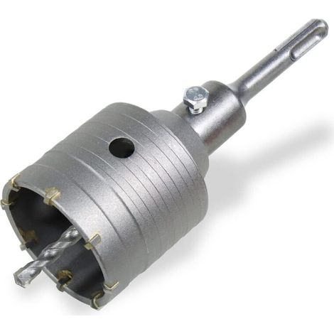 65-mm-kernbohrer Für Ziegel Und Beton, 8x110-mm-bohrer Mit Sds-plus-adapter Für Mauerwerk Und Beton