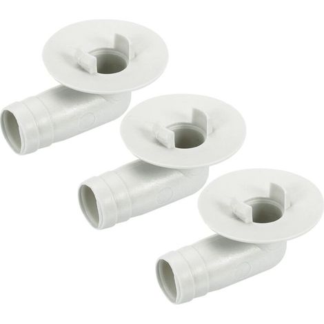 17-mm-ablaufschlauchverbinder, Winkelstück Für Mobile Klimaanlagen, Optimale Abdichtung, 3er-packung In Beigem Pp