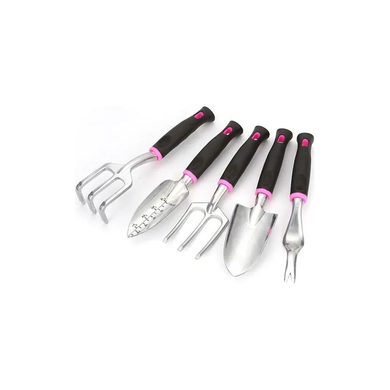 Gartengeräte-set Aus Aluminiumlegierung, Geschenkidee, Gießkanne, Zum Pflanzen Von Blumen, Zum Jäten, 5-teilig