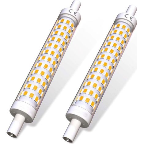 R7s 118mm Led-lampe, 15w R7s Led Doppelend-linearlampe, Ersetzt 150w J118 Halogenlampe, Neutralweiß 4000k, 360° Abstrahlwinkel, Nicht Dimmbar, 2er-pack [energieklasse F]