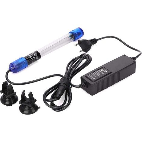 Uv-aquarium-sterilisator 220-240v, Uv-sterilisatorlampe, Wasserklärer, Bakterientöter, Wasserdichte Sterilisatorlampe Für Aquarium, Teich, Schwimmbad, Zuhause (11w)