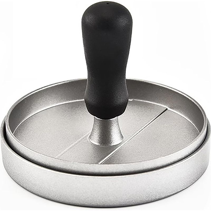Grillfleischform, 13 Cm, Runde Fleischpresse Aus Edelstahl Für Hamburger
