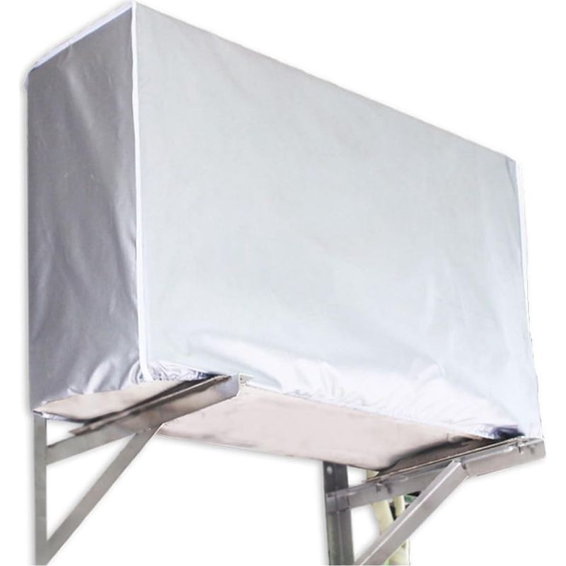 Housse De Climatiseur Extérieur Avec Cordon Élastique, Imperméable Et Résistante Au Soleil (grande Taille 954073 145g)