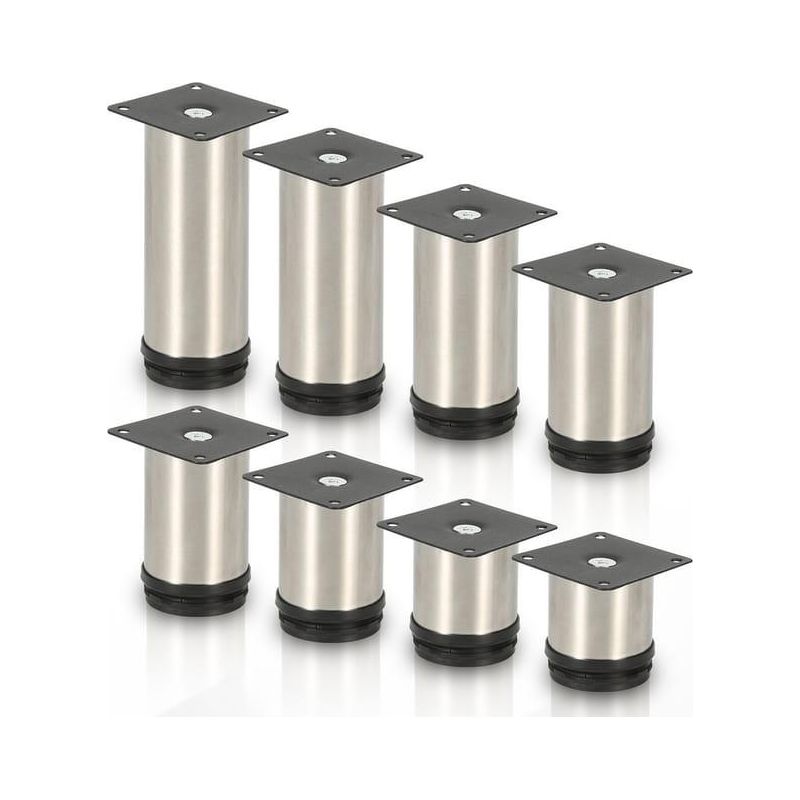 Verstellbare Möbelfüße Aus Edelstahl, 60 Mm, 4 Stück