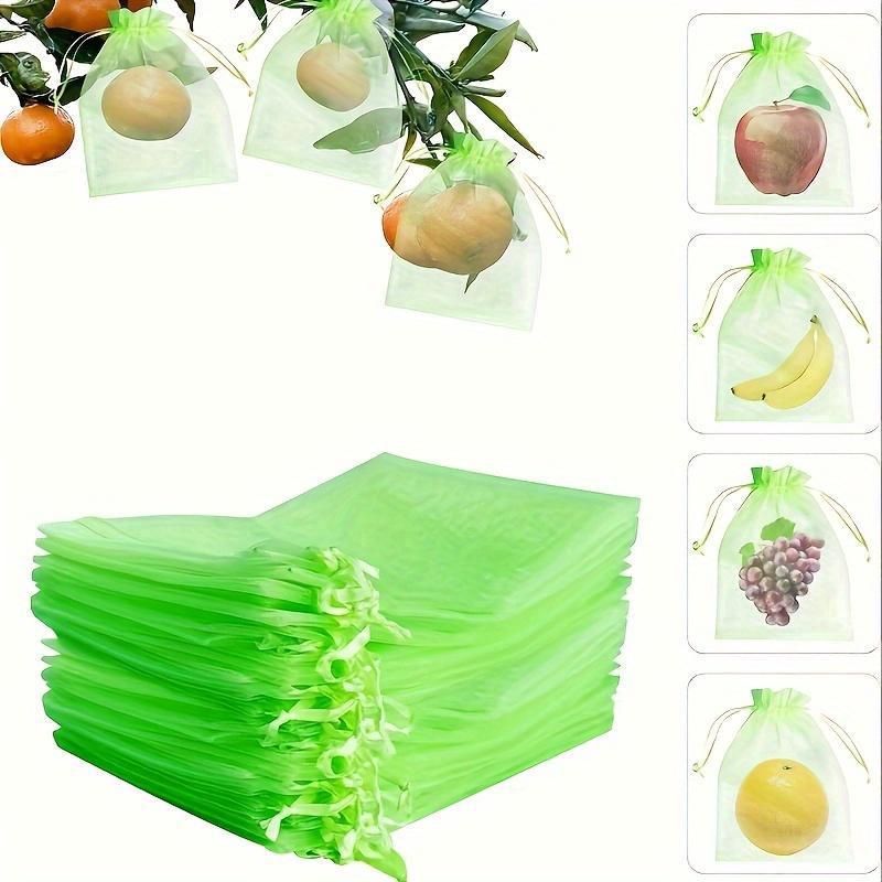 100 Stück Obstschutznetze Für Obstbäume, Gartennetze Zum Schutz Von Pflanzen Vor Vögeln
