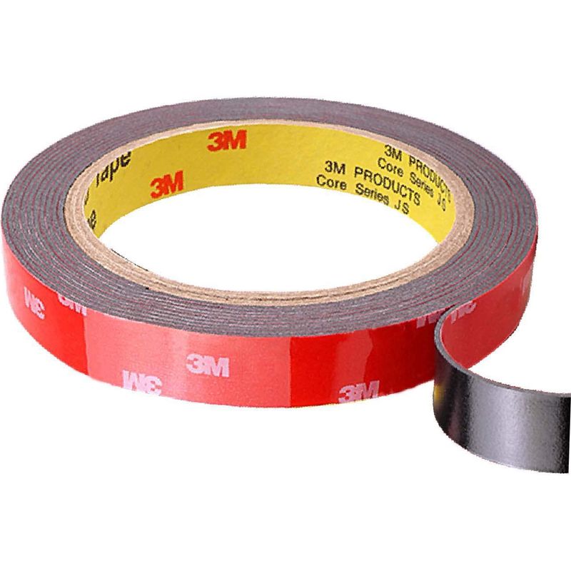 M Extra Starkes Doppelseitiges Klebeband, Wasserfest Und Extrem Hitzebeständig, Klebstoff Für Autoreparaturen (15 Mm X 3 M)