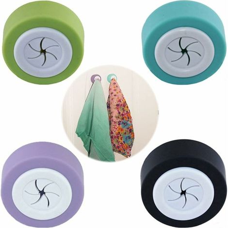 4 Stück Selbstklebende Handtuchclips Ohne Bohren, Ideal Für Küche, Bad Und Haushalt.