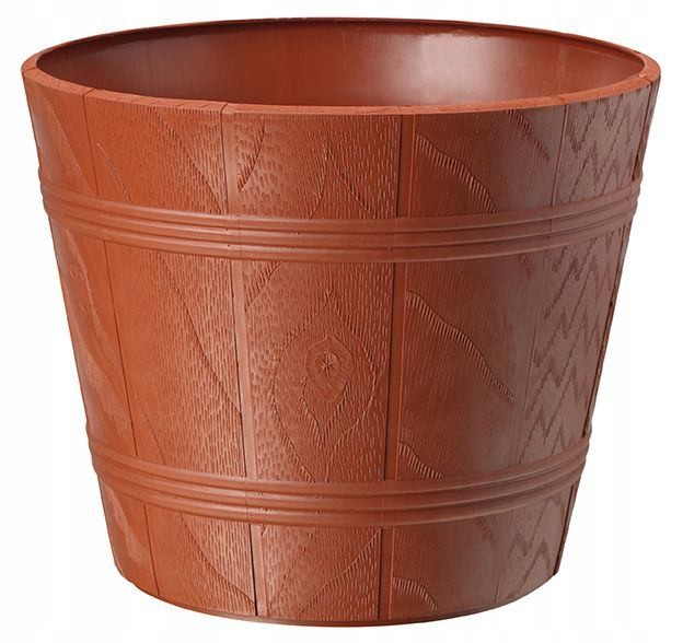 Holzähnlicher Blumentopf 7 Terrakotta Form-kunststoff
