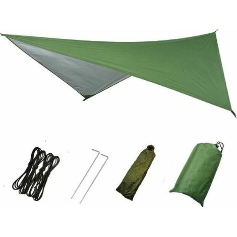 Campingplane, Regenschutz, Wasserdichte Zeltunterlage, Kopfhörer-markise, Zug-trane-picknickmatte Für Outdoor-aktivitäten, Wandern, Strand, Rucksack