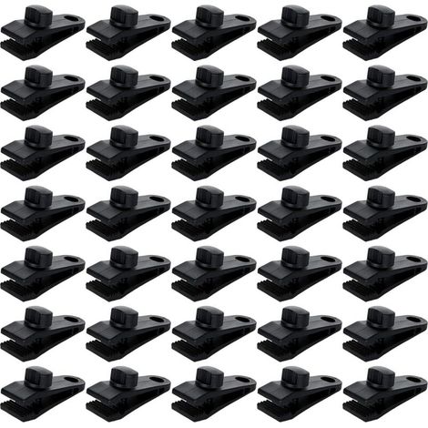 Bebusingoto 30er-pack Zeltplanenclips, Abschließbare Planenklemmen Für Markisen, Campingplanen, Sonnensegel Und Poolabdeckungen