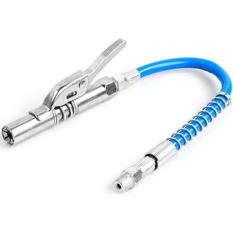 2x Fettpressenanschluss Mit 30 Cm Schlauch, Fettpressenkupplung, 1/8" Npt 12000 Psi G Kupplung Fettpumpendüse, Für Alle Arten Von Fettpressen